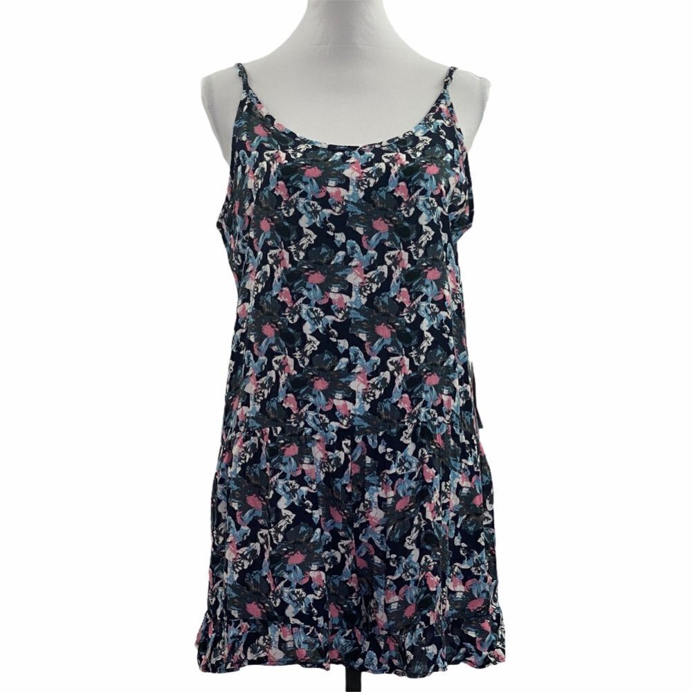 Mary & Mabel Floral Ruffled Sleeveless Romper 4